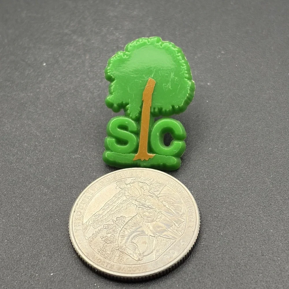 South‎ Carolina Palmetto Tree State Plastic Lapel Hat Pin